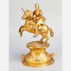 German silver sculpture of Gustav Adolf II. (1594-1632)