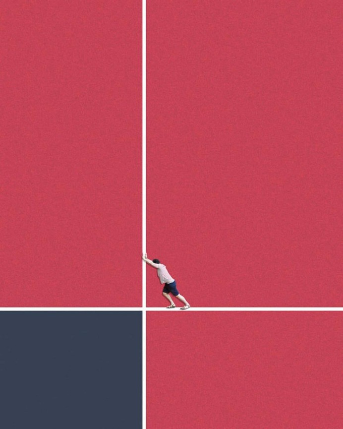Creative Minimalist and Colorful Photography by Jan Baumgartner