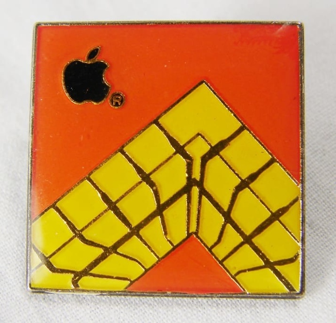 Vintage Apple Pin