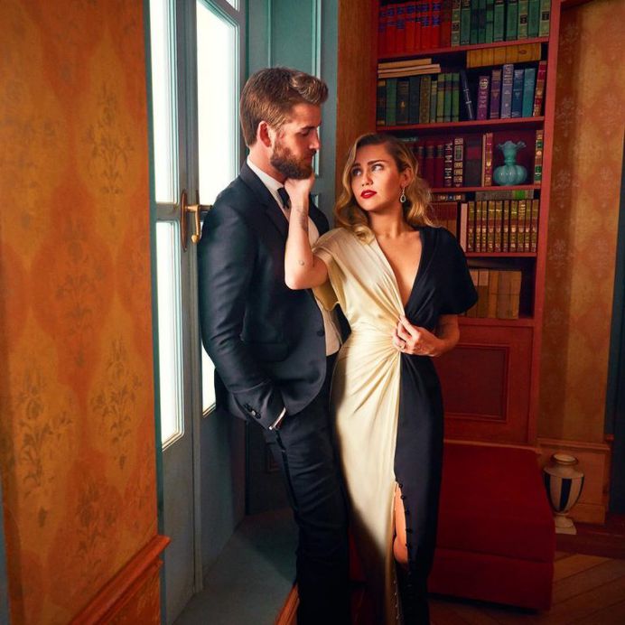 Liam Hemsworth and Miley Cyrus