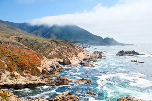 California : Matt Travaille : Graphic Design | Minneapolis #ocean #clouds #coastline #travaille #big #pacific #sur #california #coast