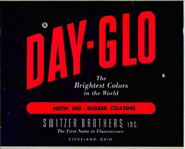 1951 DayGloNeonRed #day #glo