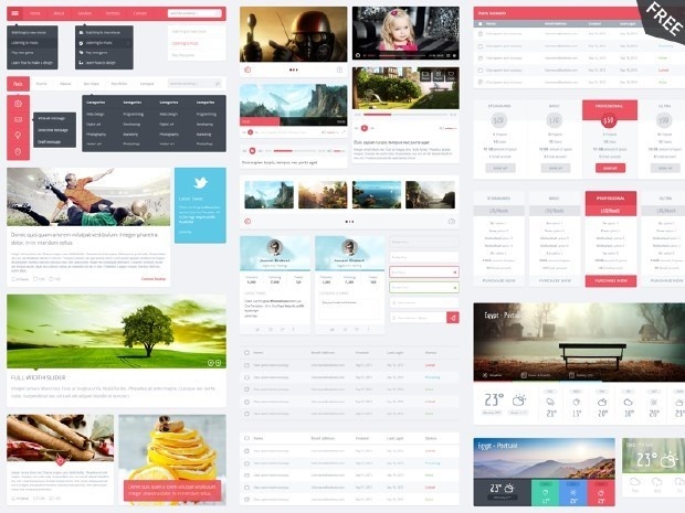 free ui kits for_designers_13 #dashboard