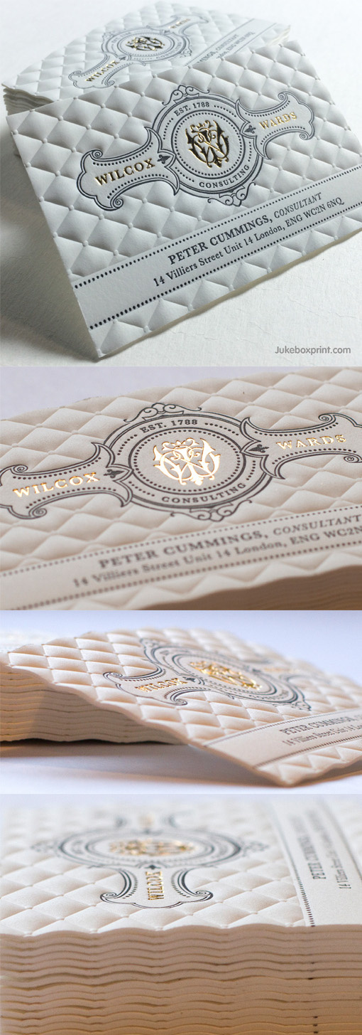 Invitation, letterpress, fancy, texture
