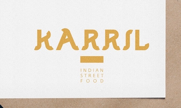 KARRIL Indian Street Food on Behance #foodtruck #caril #branding #design #aga #food #indian #curry #studio #street #cuisine #porto #karril #typography