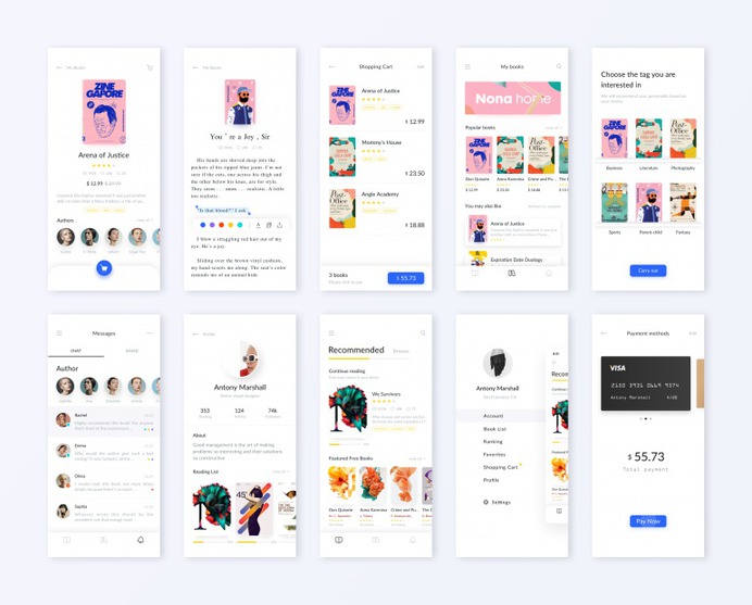 Reading App Design Project