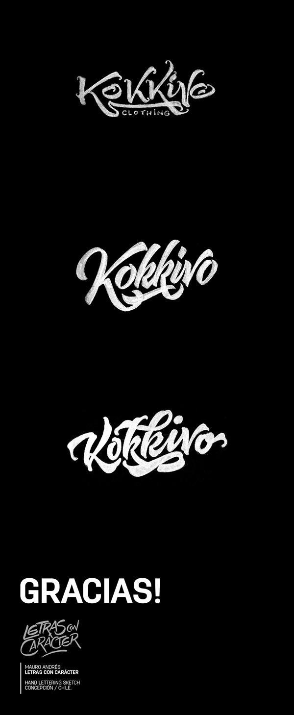 Sketches Unapproved / Kokkivo Clothing on Behance #lettering