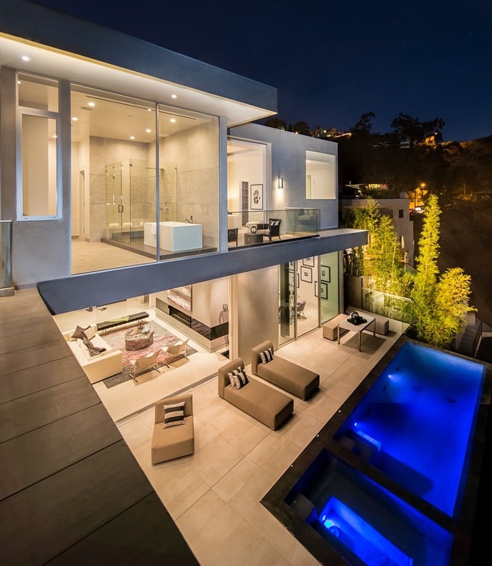 One Oak Residence on Sunset Strip by Noesis Group