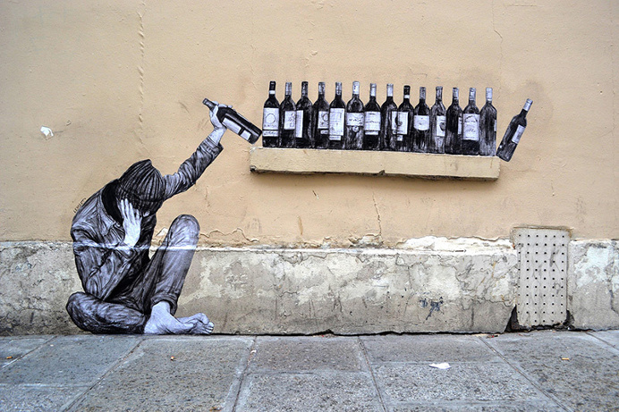 Humorous Site-Specific Street Art by Levalet