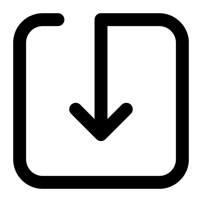 See more icon inspiration related to download, inbox, down arrow, downloading, interface, arrows, multimedia option, orientation, multimedia and direction on Flaticon.