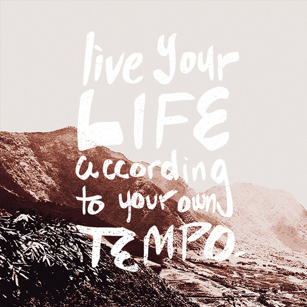 Live your life #lettering #hand #brush #typography