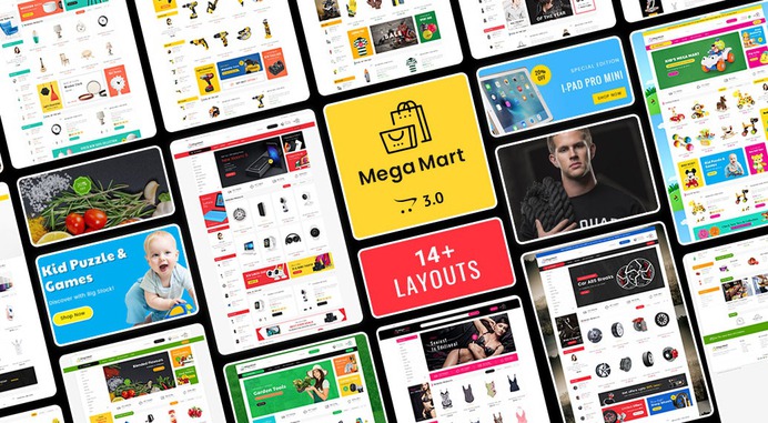 #MegaMart - #Opencart #MultiPurpose #Responsive #Theme | #TemplateTrip #eCommerce #Website #Design #Template