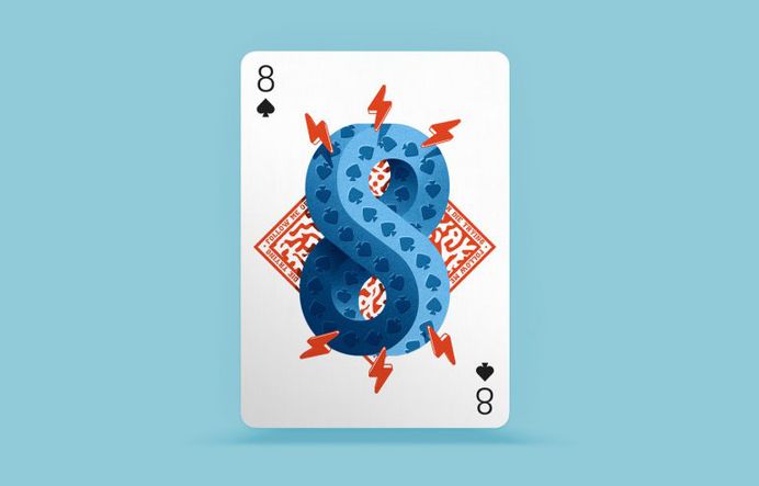 Playing Arts – 8 of Spades ♠ by Eduardo Dosuá
