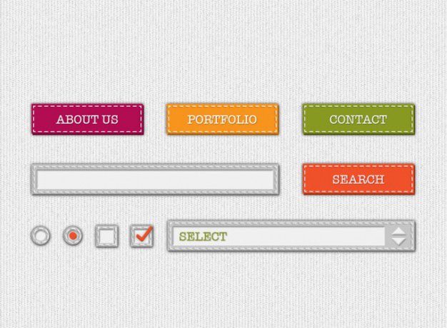 Buttons checkbox color drop down radio button search stitched ui kit Free Psd. See more inspiration related to Button, Color, Radio, Search, Ui, Drop, Buttons, Ui kit, Checkbox, Down, Horizontal, Kit, Radio button, Stitched and Drop down on Freepik.