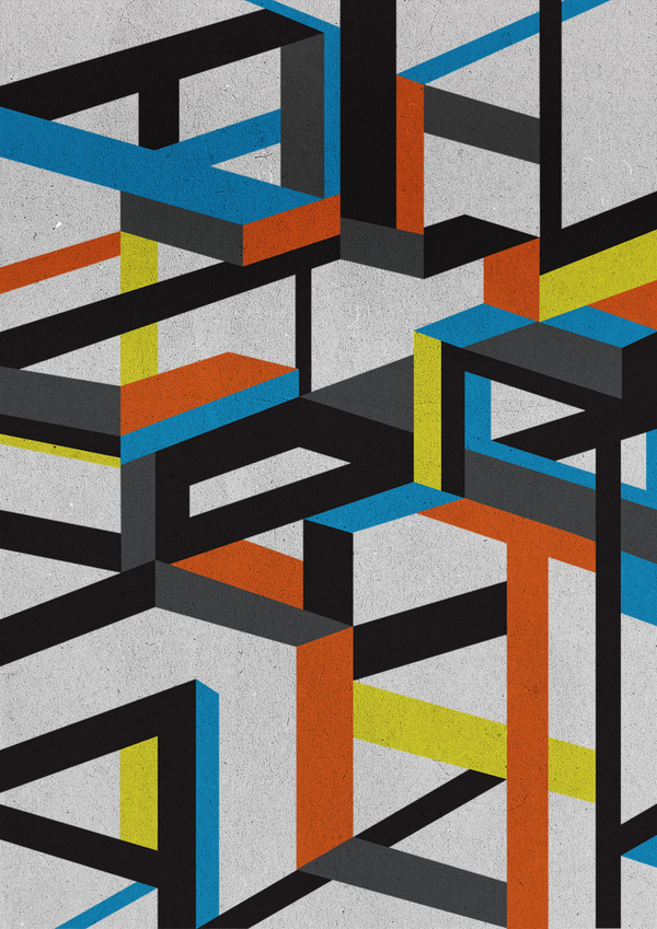 Geometric versions #imek1 #versions #geometry #design #geometric #blaqk #posters #symmetry #greece #patterns #simek #athens