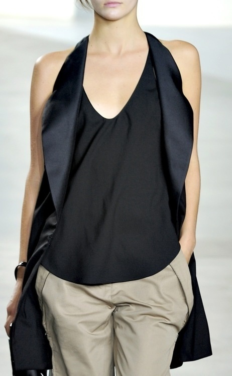 Inspiration Style / Phillip Lim, Spring 2012, beautiful #fashion #minimal #black