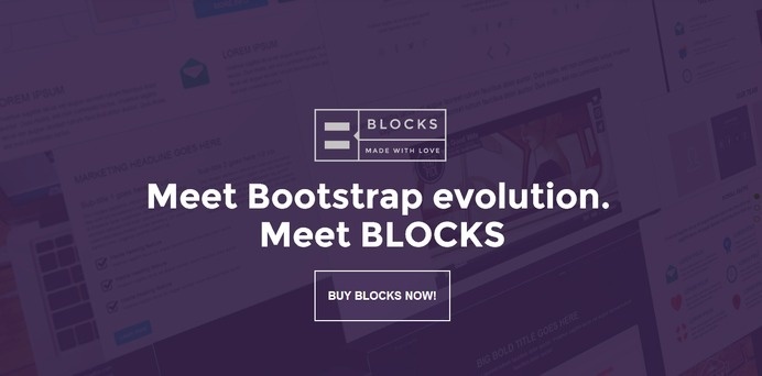 BLOCKS framework Bootstrap Evolution #inspiration #framework #ux #ui