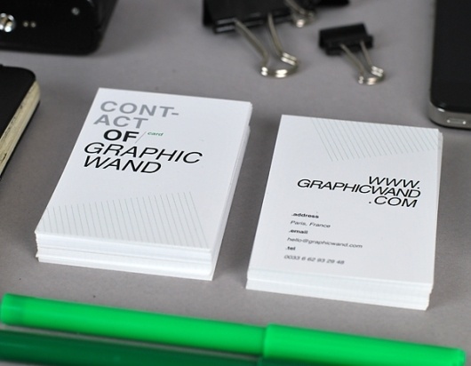 Self-promotion - graphicwand #business #graphicwand #card #design #graphic #corporate #identity #typography