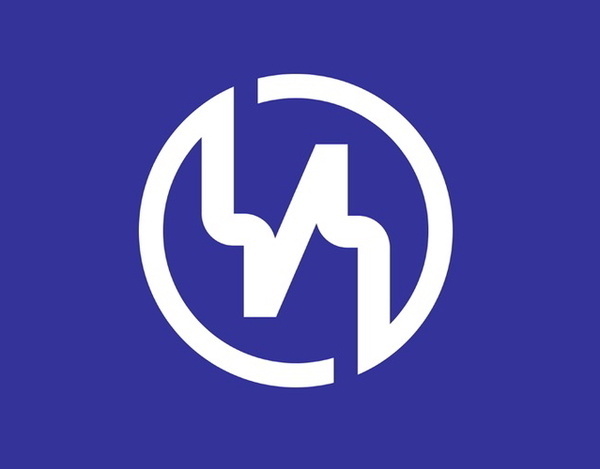 Kanji town logo, Japan #logo