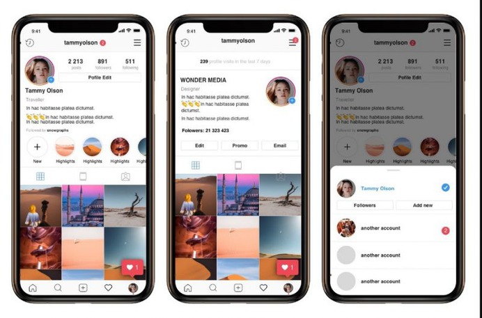 2019 Instagram Mockup PSD Free