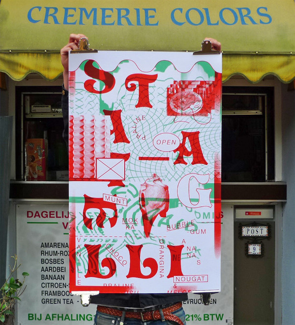 Studio Fluit: Vincent Metamorphosis Exhibition #color #storefront #poster #typography