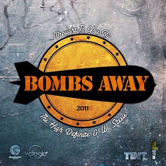Bombs Away Cover Artwork on the Behance Network #cover #illustrator #mixtape #typography