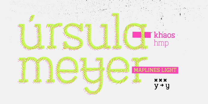 Austral slab handwritten font antipixel mindsparkle mag neon yellow pink typography type design
