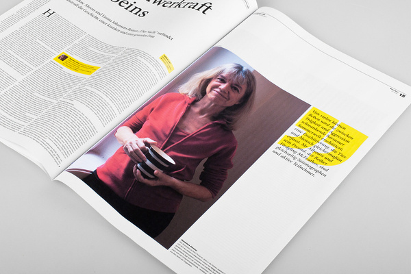 VOLLTEXT Zeitung für Literatur on Behance #print #design #newspaper #layout #editorial