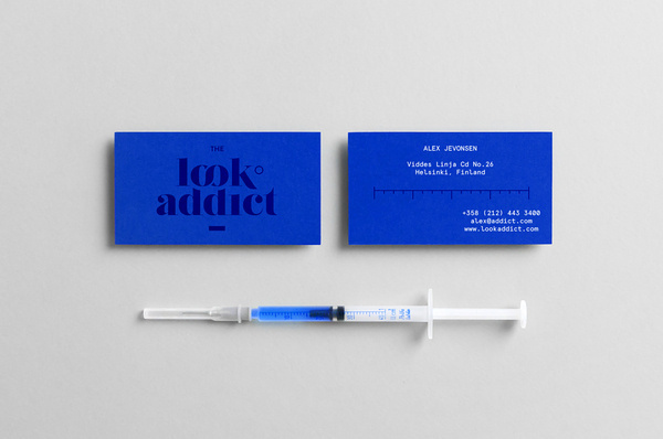 Business card design idea #40: Noeeko Look Addict 001 #cards #identity #business