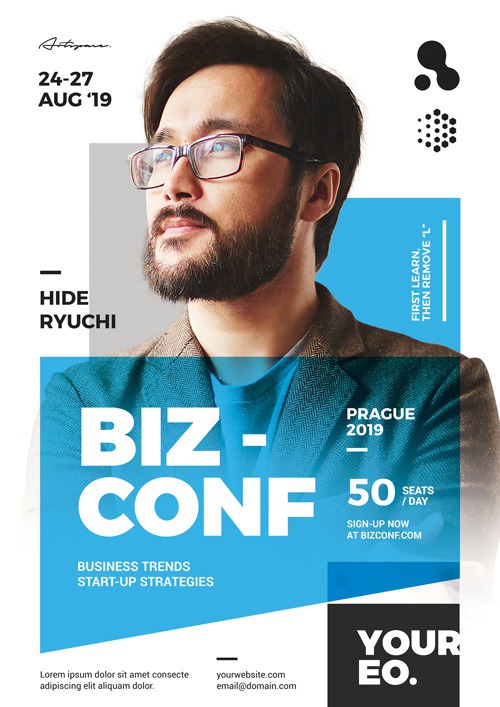 Modern Seminar Flyer Template