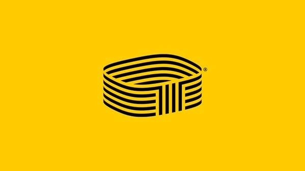 Logo Brand Yellow Back