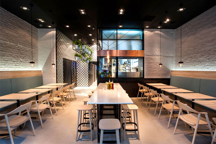 Greek Restaurant by Gasparbonta - #decor, #interior, #restaurant