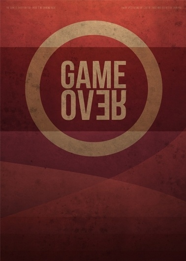 Flyerfolio – A showcase for awesome flyer designs» Blog Archive » Game Over #poster