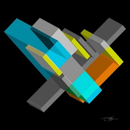 Interlock 5 #isometric #design #graphic #shapes #geometric #keaton #poster #art