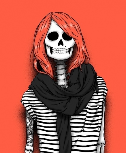 Bones brigade on the Behance Network #fashion #skull #hell #bones