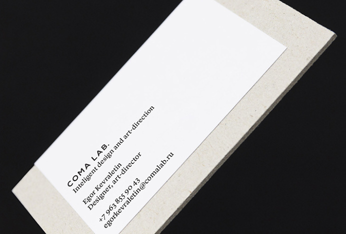 Coma Lab. by Egor Kevraletin #branding #stationary