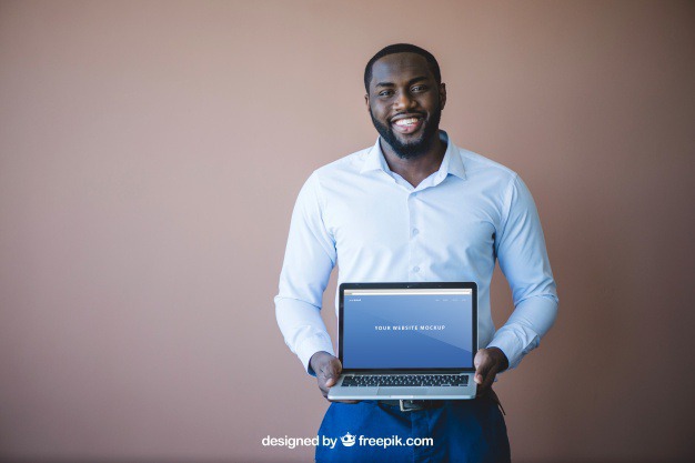 Modern businessman presenting laptop Free Psd. See more inspiration related to Mockup, Business, Technology, Computer, Laptop, Presentation, Notebook, Elegant, Present, Businessman, Mock up, Success, Modern, Open, Show, Display, Screen, Up, Successful, Computer screen, Holding, Mock, Presenting and Showing on Freepik.