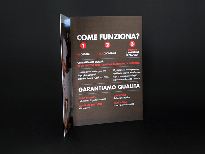 Trifold internal #food #eat #beverage #fork #kitchen #chef #trifold #graphicdesign #graphic #brochure #leaflet