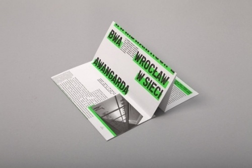 BWA wroclaw #highlight #print #brochure #neon