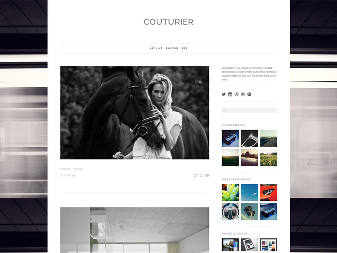 Couturier by UltraLinx #site #design #web #blog