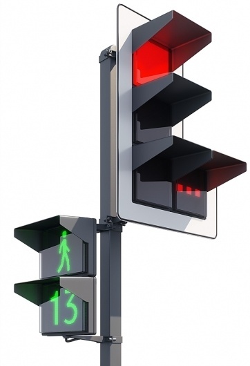 Luxofor design concept #lebedev #luxofor #traffic #art #light