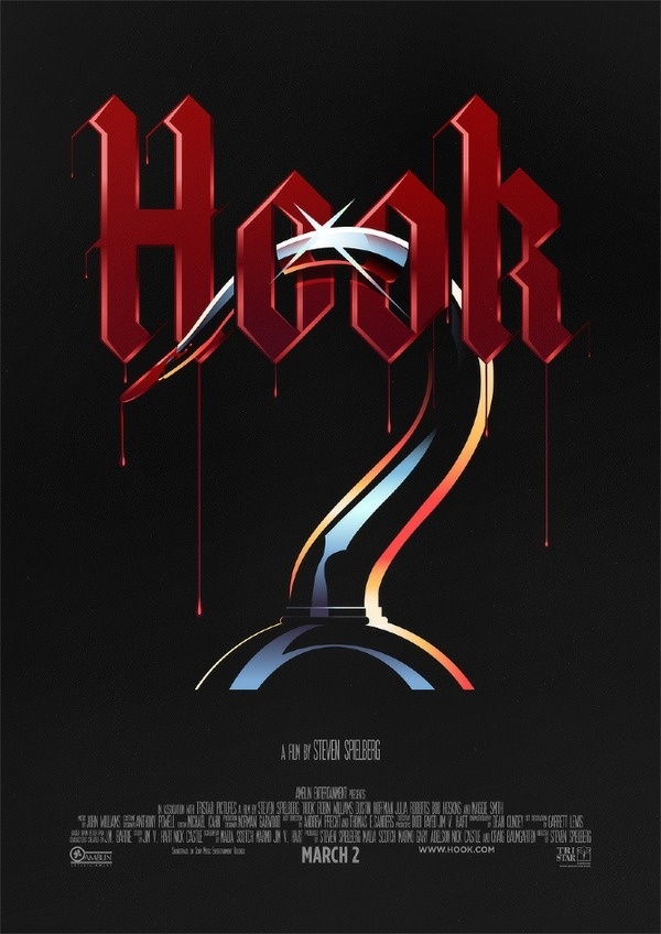 HOOK by Julian Burford #julian #movie #hook #burford #poster