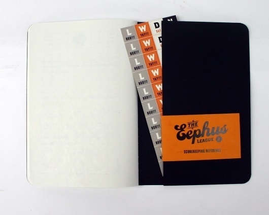 The Eephus League Baseball Scorebook Revival Project by Bethany Heck — Kickstarter #baseball #design #book