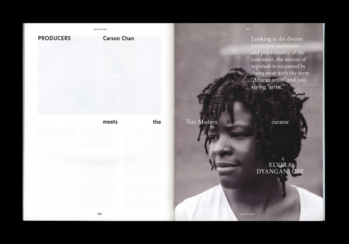 Kaleidoscope Issue 15, A is for Africa - OK-RM #magazine #print #publication #typography