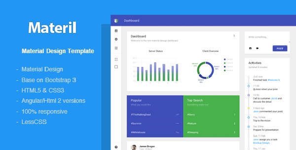 Material Design Admin Templates