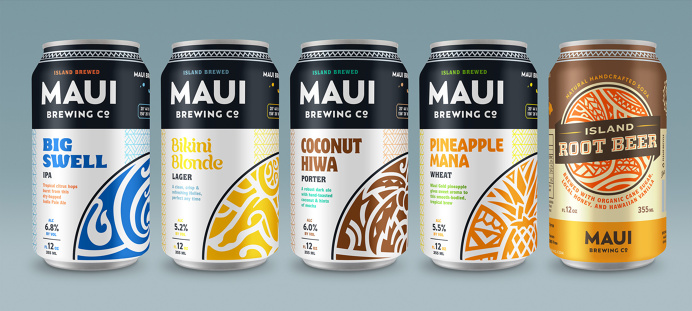 beer, branding, maui