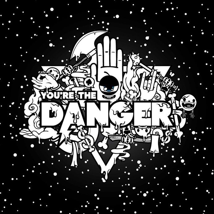 You're the Danger TI Version by j3concepts #lettering #white #black #and #typography