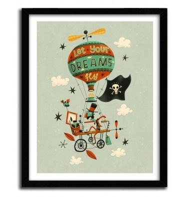 MAKE YOUR DREAMS FLY by STEVE SIMPSON #print #art