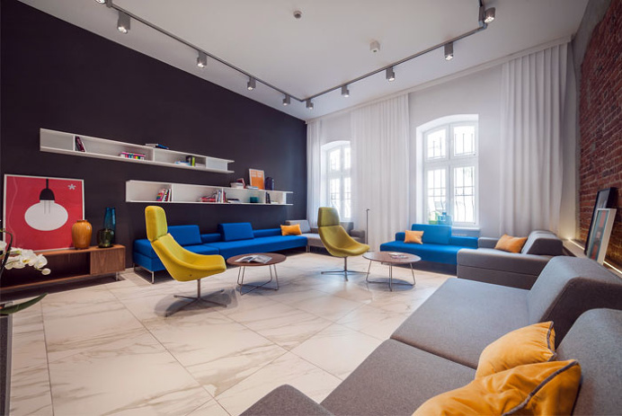 Modern Hotel With Industrial Background - #decor, #interior, #homedecor,