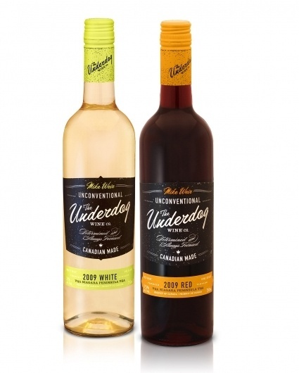 lovely-package-mike-weir-underdog1.jpg 1200×1493 pixels #packaging #wine #bottle